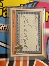 2025 Topps Heritage High Number Lou Brock Cut Signature Relic 1/1.