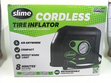 Slime 40084 Tire Inflator Cordless Portable Air Compressor Pump Rechargeable