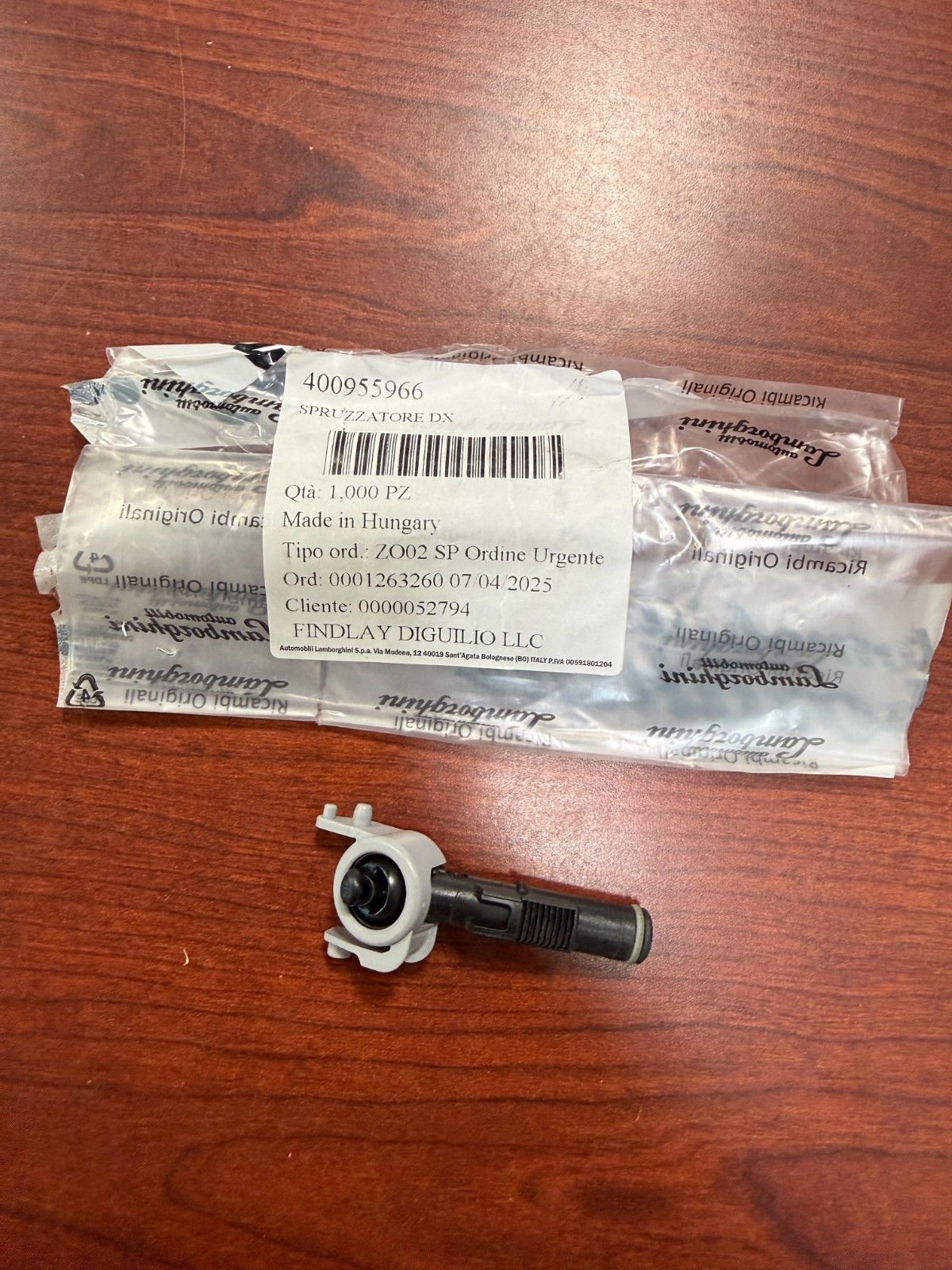 Lamborghini Gallardo EYE BALL HOLDER and  Right Spraying Jet