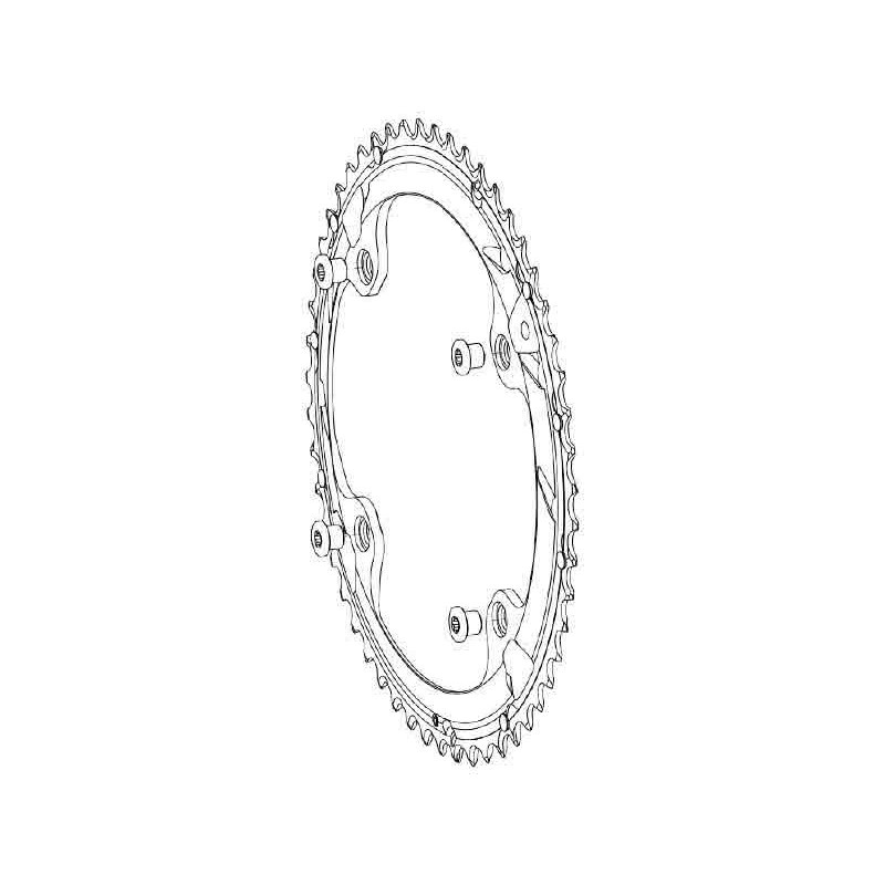 corona chorus / record / super record 52/39d 11v CP366 CAMPAGNOLO guarnitura CAM