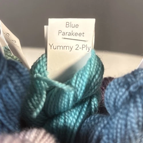 Miss Babs Yummy 2-Ply Mini Bundle SOMEDAY 100% Merino Wool Yarn Hand Dyed in USA image 8