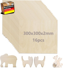 Sperrholz 2mm Holzplatte zum Basteln Modellbau dünn, handwerklich, vielseitig
