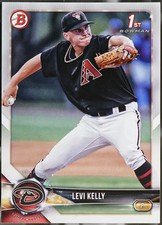 2018 Bowman Draft #BD-102 Levi Kelly Baseball VG