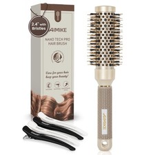 AIMIKE Round Brush for Blow Out, Medium Round Hair Brush Nano Thermal Ceramic &