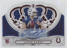 2020 Panini Chronicles Crown Royale Red Rookie 21/75 Jacob Eason #CR-31 Auto k7q