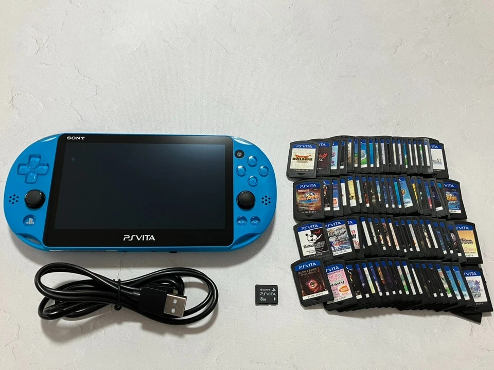 Sony PS Vita PCH-2000 Console with charger / Memory card random 2 games from US - Image 3 of 4