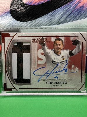 Chicharito Javier Hernandez Topps Renaissance 2022 Auto Patch 3/5