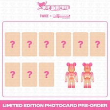 [PreSale] TWICE X BE@RBRICK LIMITED EDITION 100% Keyring Photocard