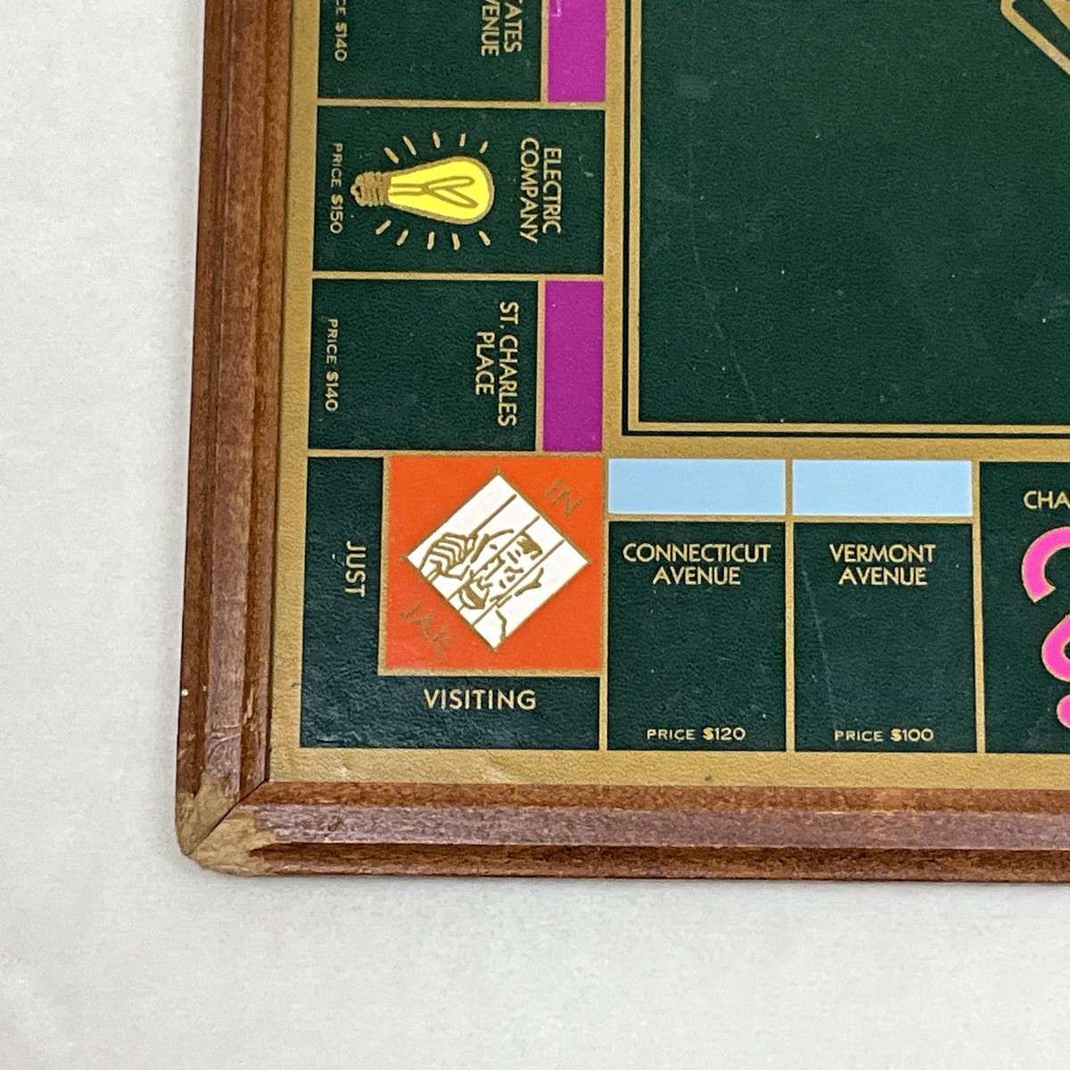 マスターモノポリー Franklin Mint 1994 Players Edition Wood Framed Monopoly Board Game