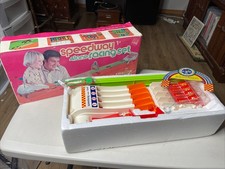 Woolworth Exclusive Speedway 4 Lane Racing Set - AS-IS Used W Original Box READ