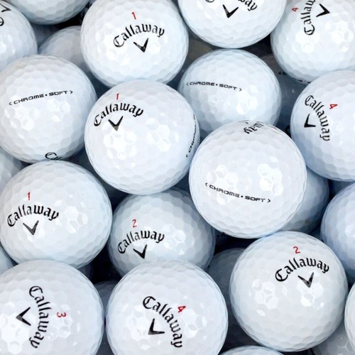 24-PACK CALLAWAY CHROME SOFT / X GOLF BALLS 'GRADE A' LAKE BALLS FREE SHIPPING - Picture 1 of 1