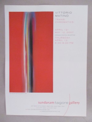 Vittorio Matino Art Gallery Exhibit PRINT AD - 2007