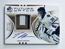 Tobias Stephan Rookie Patch Autograph 2007-08 Future Watch Limited #211 #27/100
