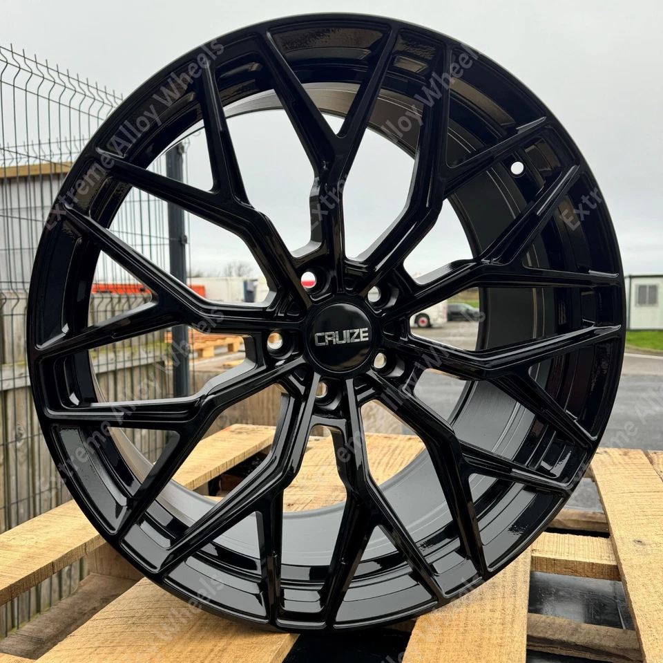 Alufelgen 19 Zoll CR7 für Renault Trafic Vans Camper Crew Bus 5x118 schwarz - Bild 3 von 4