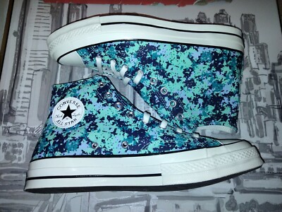 🔥 CONVERSE SZ M 6- W 8 CHUCK 70 DIGI CAMO GREEN GLOW 170381C 🔥 CONVERSE SZ M 6- W 8 CHUCK 70 DIGI CAMO GREEN GLOW 170381C