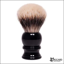 Shaving Brush - Maggard Razors Black Handle 2-Band Badger Shaving Brush, 26mm