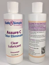 2 Safe n Simple Assure C SNS41408 Odor Eliminator Clear Lubricant 2 oz Exp 2028