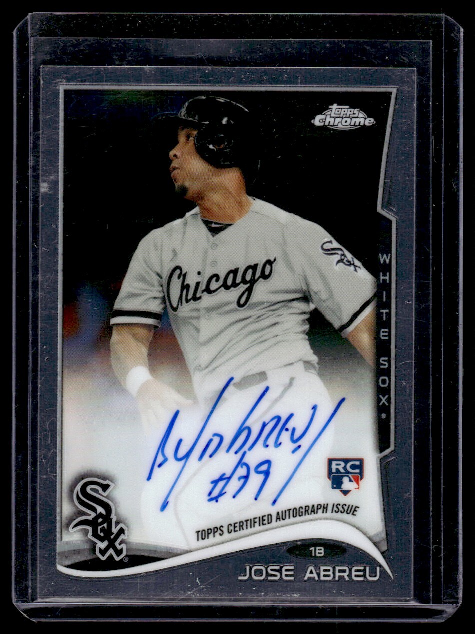 2014 Topps Chrome Rookie Autographs Jose Abreu Rookie Auto Chicago White Sox #JA