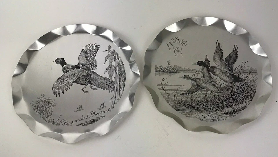De Colección Pato Mallardo Anillo Cuello Faisán Stylemaster Bandeja Placa Reynolds Dob Foto 2 de 4
