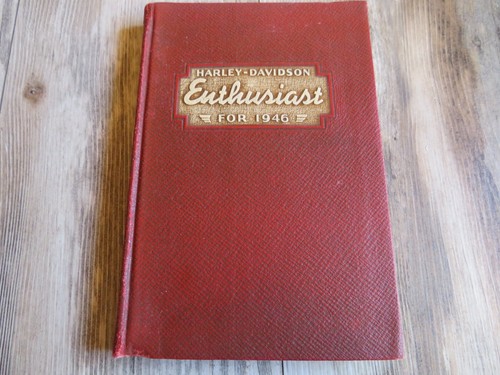 January-December 1946 Harley-Davidson Enthusiast Magazines Complied in One Book
