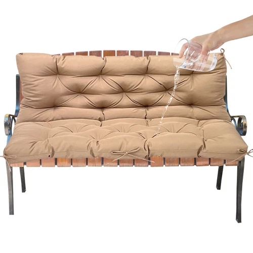 Waterproof Sun-proof Bench Cushion For Indoor Outdoor 2-3 Seater Swing Chair Pad - Picture 56 of 118