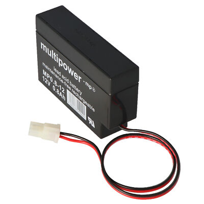 Fiamm FG20086 Blei Akku mit Kabel und AMP Stecker 800mAh, nicht mehr lieferbar, 
