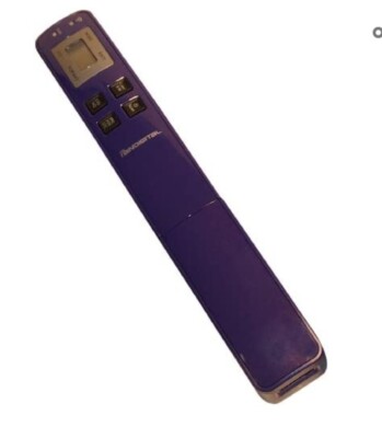 Pandigital Hand-Held Wand Scanner PANSCN10PU With Feeder Dock PURPLE