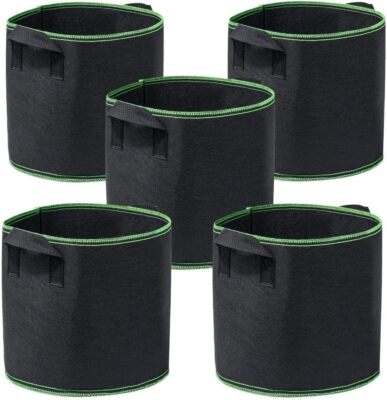 #ad #ad 5 10pcs 1 30 Gallon Plant Grow Bags Thickened Nonwoven Fabric Pots Container $33.24