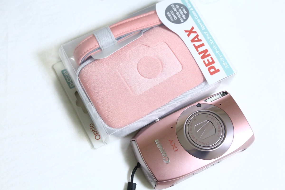 ⏯️ [ Near MINT ] Canon IXY 32S Pink 12.1MP Compact Digital