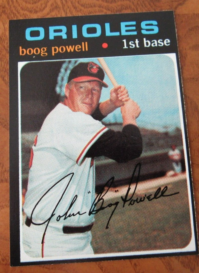1971 Topps Baseball - # 700 Boog Powell, 1B, Baltimore Orioles | eBay