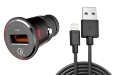 For iPhone 11 12 13 14 SE XS XR 18W Fast Car Charger 6ft Long Cable Power Wire