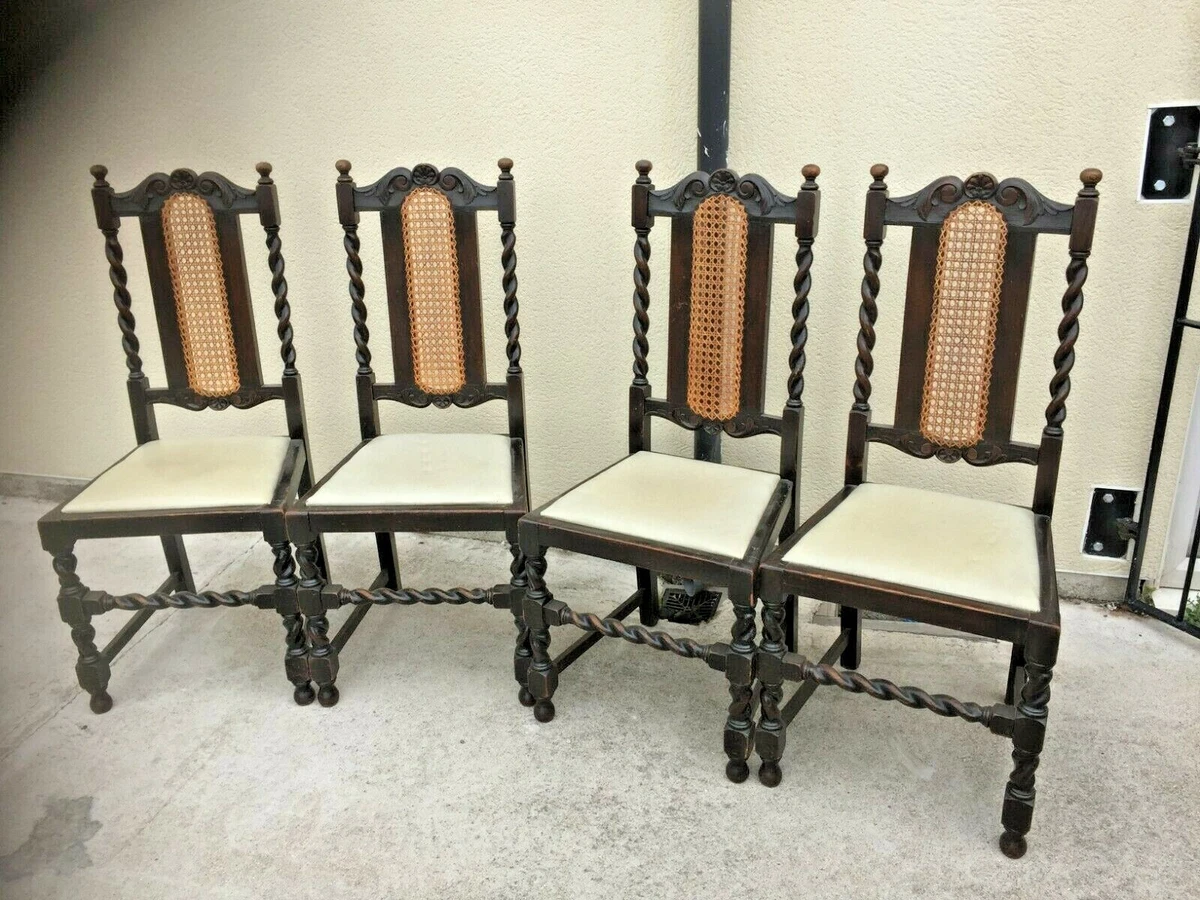 Barley twist dining sale chairs