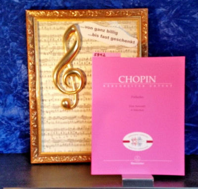 Chopin:  ''Preludes'', eine Auswahl  für Klavier solo