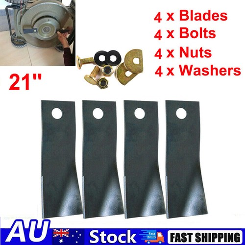 2 Sets Lawn Mower Blades and Bolts For HONDA 21" Mowers HRU216 HRU217