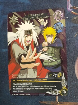 Naruto TCG CCG Jiraiya and The 4th Hokage PR 065 Super Rare | eBay