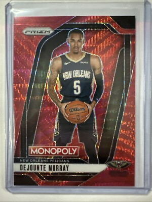 2024-25 Prizm Monopoly 3.0 Dejounte Murray #63 Red Wave + Base
