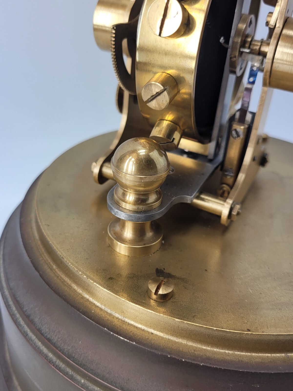 Antique Eureka Style Under Glass Dome Clock eBay