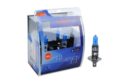 POWERTEC Glühbirne Set für Auto PTZXB1-DUO XENON BLUE DUO H1 12V 55W