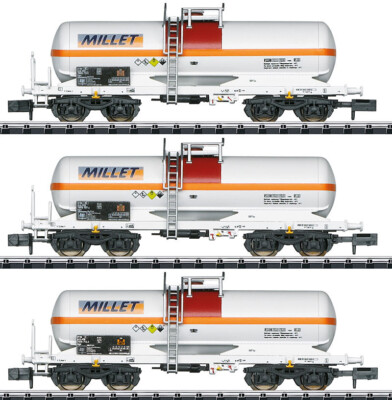 Trix 18266 - NS Set 3-teilig Kesselwagen 4-achsig Ep.6, ''Millet'' neu ovp
