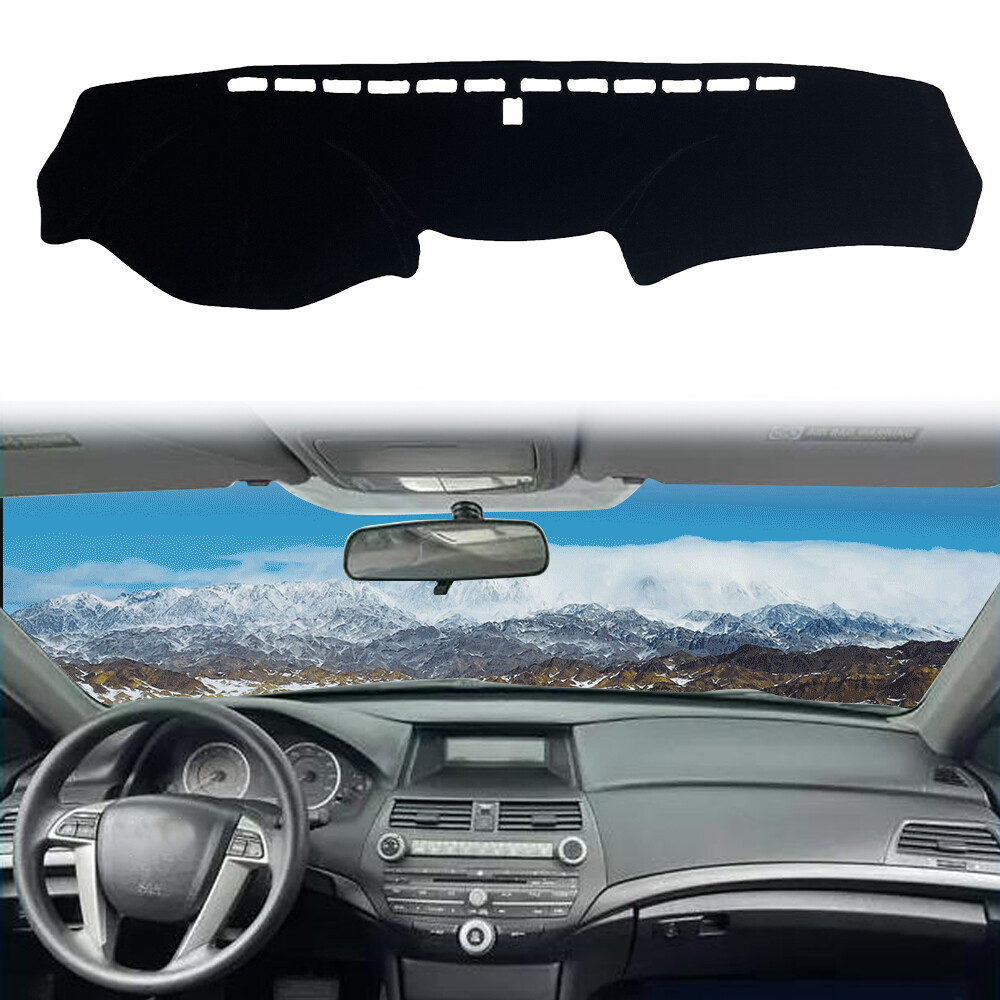 DashMat Dashboard Cover – For Honda Accord 2008-2013 – Black Nubuck Car Interior Pad