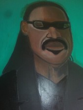 Stevie Wonder Acrylic Painting