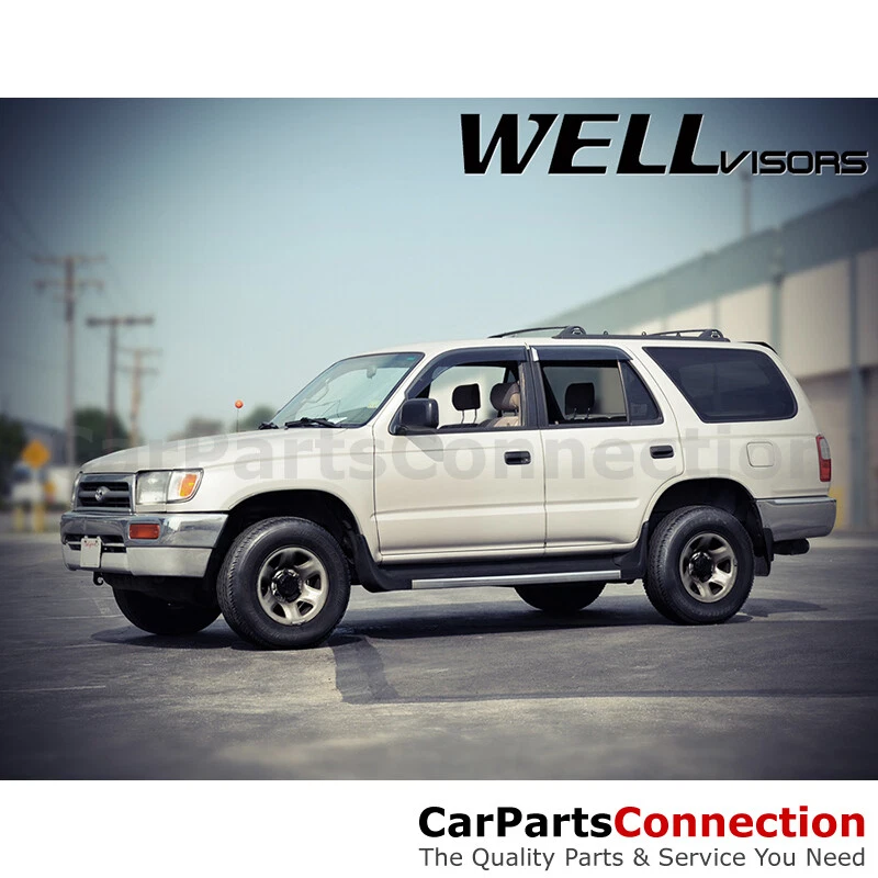 Viseras de ventana WellVisors 96-02 para Toyota 4Runner deflectores laterales con clip Foto 2 de 4