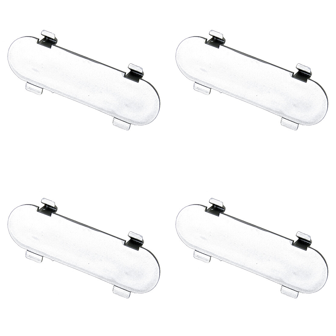 4Pcs Roof Luggage Rack Side Rail Cover Assy Fit For Jeep Cherokee 2014-2019