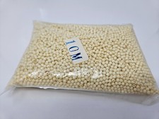 Bulk Pack 10,000 pcs Opaque Cream Plastic Pearls 4mm Tiny Round Craft Beads
