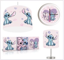 STITCH & ANGEL PASTELS Lampshade , Lamp ,  Art , Wall clock or Bundle Reusable