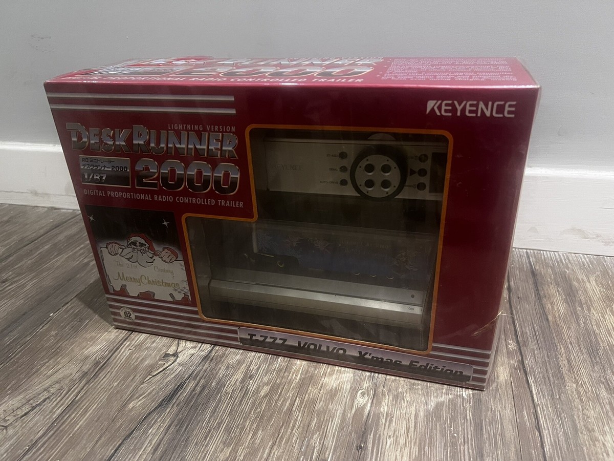 Vintage Keyence Desk Runner 2000 T-777 Volvo Xmas Edition Vintage Keyence Desk Runner 2000 T-777 Volvo Xmas Edition