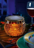 Led Solar Tischleuchte Brilliant Mosaik Solarleuchte Dekoleuchte Leuchte Lampe