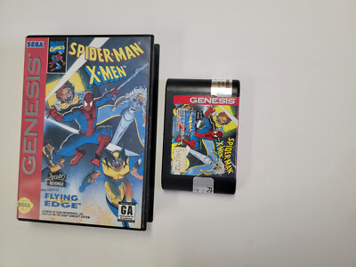 Spider-Man/X-Men: Arcade's Revenge With Case (Authentic) (Sega Genesis, 1993)