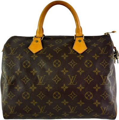 あ*パ様 Louis Vuitton M67630 LOUIS VUITTON Brown Canvas Monogram Speedy 30 Handbag Made in