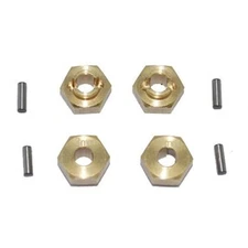 NEW GPM Brass Hex Adapters 3mm Thick 1/24 SCX24 Deadbolt/Wrangler FREE US SHIP